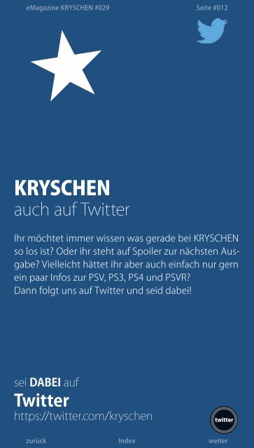 Inoffizielles PlayStation eMagazin KRYSCHEN #029