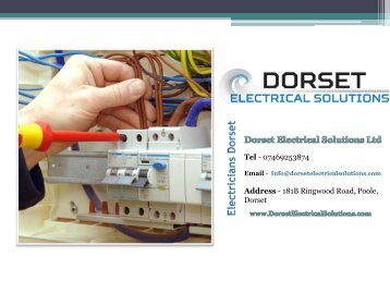 Electricians Dorset - Dorset Electrical Solutions
