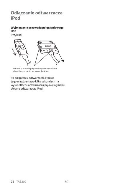 Toyota TAS200 - PZ420-00212-PL - TAS200 (Polish) - mode d'emploi