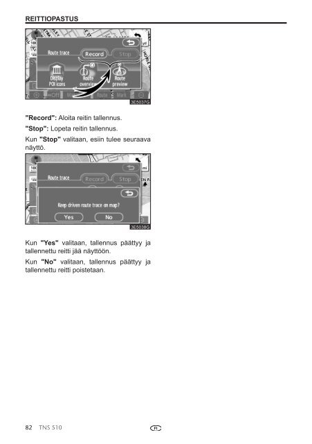 Toyota TNS510 - PZ445-00333-FI - TNS510 (Finnish) - mode d'emploi