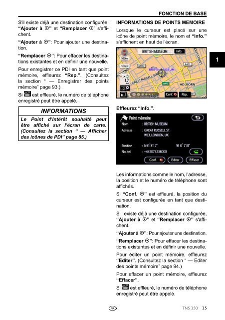 Toyota TNS350 - PZ49X-00334-FR - TNS350 - French - mode d'emploi