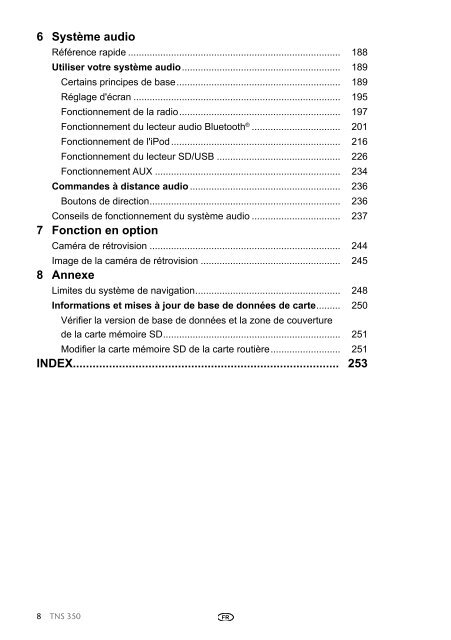 Toyota TNS350 - PZ49X-00334-FR - TNS350 - French - mode d'emploi