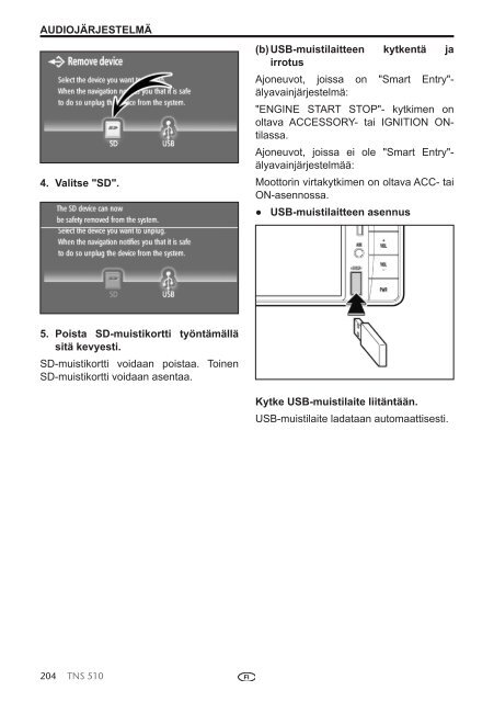 Toyota TNS510 - PZ445-00333-FI - TNS510 (Finnish) - mode d'emploi