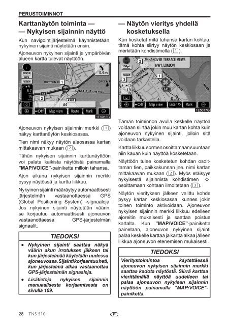 Toyota TNS510 - PZ445-00333-FI - TNS510 (Finnish) - mode d'emploi