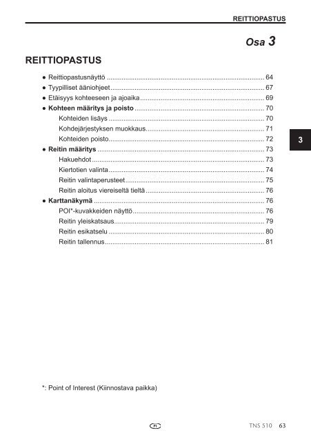 Toyota TNS510 - PZ445-00333-FI - TNS510 (Finnish) - mode d'emploi