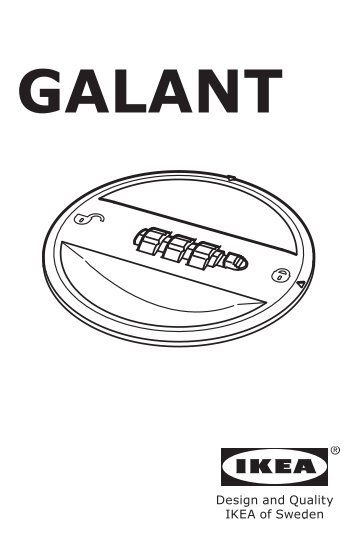 Ikea GALANT Combinazione Con Portadocumenti - S99046462 - Manuali