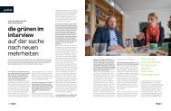 Interview Bündnis 90 / Grüne 