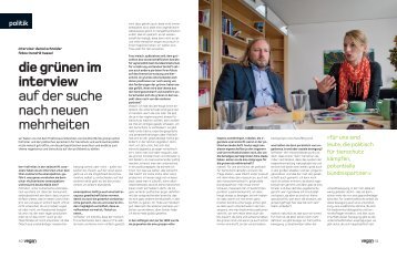 Interview Bündnis 90 / Grüne 