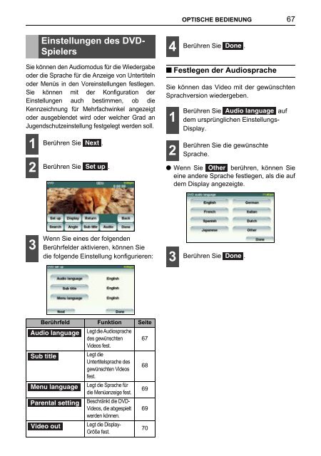 Toyota TNS410 - PZ420-E0333-DE - TNS410 - mode d'emploi