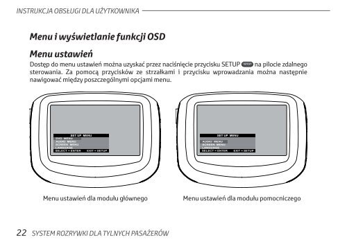 Toyota Rear Entertainment System - PZ462-00207-00 - Rear Entertainment System - Polish - mode d'emploi