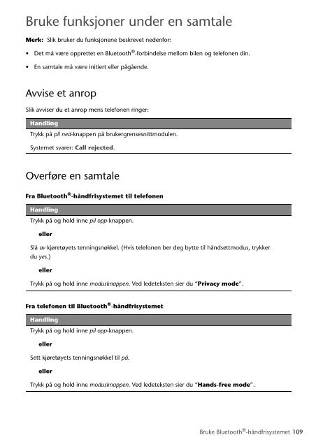 Toyota Bluetooth SWC English Danish Finnish Norwegian Swedish - PZ420-00291-NE - Bluetooth SWC English Danish Finnish Norwegian Swedish - mode d'emploi