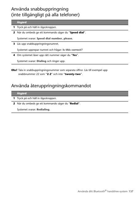 Toyota Bluetooth SWC English Danish Finnish Norwegian Swedish - PZ420-00291-NE - Bluetooth SWC English Danish Finnish Norwegian Swedish - mode d'emploi