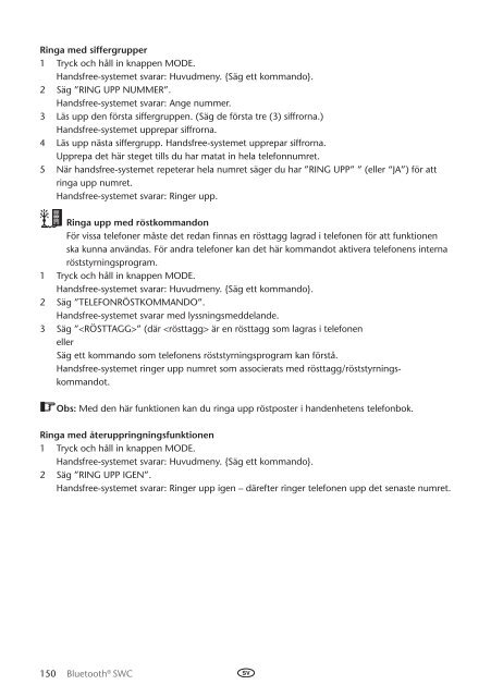 Toyota Bluetooth SWC English Danish Finnish Norwegian Swedish - PZ420-00293-NE - Bluetooth SWC English Danish Finnish Norwegian Swedish - mode d'emploi