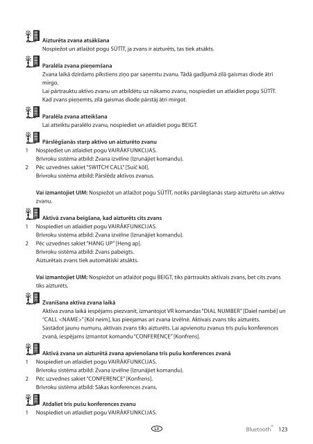 Toyota Bluetooth UIM English Russian Lithuanian Latvian Estonian - PZ420-00292-BE - Bluetooth UIM English Russian Lithuanian Latvian Estonian - mode d'emploi