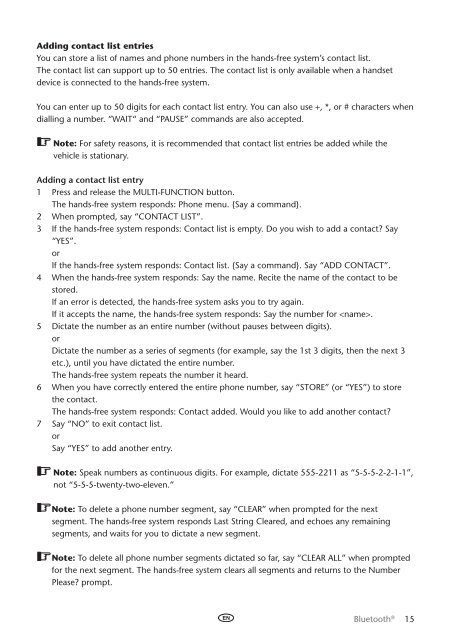 Toyota Bluetooth UIM English Russian Lithuanian Latvian Estonian - PZ420-00292-BE - Bluetooth UIM English Russian Lithuanian Latvian Estonian - mode d'emploi