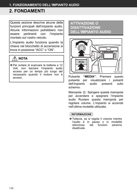 Toyota Toyota Touch &amp;amp; Go - PZ490-00331-*0 - Toyota Touch &amp; Go - Toyota Touch &amp; Go Plus - Italian - mode d'emploi