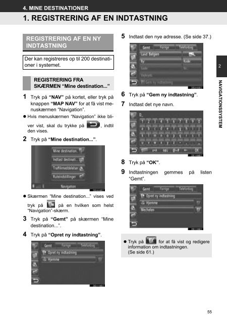 Toyota Toyota Touch &amp;amp; Go - PZ490-00331-*0 - Toyota Touch &amp; Go - Toyota Touch &amp; Go Plus - Danish - mode d'emploi