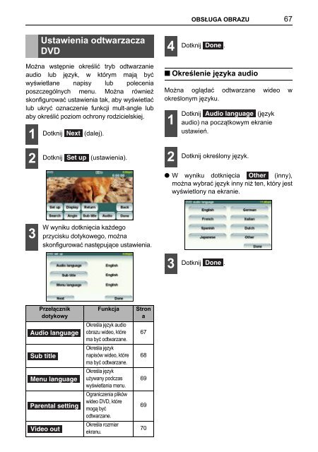 Toyota TNS410 - PZ420-E0333-PL - TNS410 - mode d'emploi