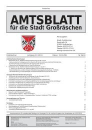 AMTSBLATT für die Stadt Großräschen