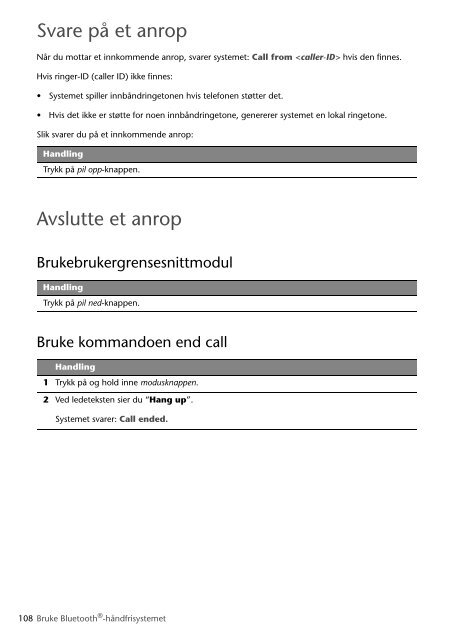 Toyota Bluetooth SWC English Danish Finnish Norwegian Swedish - PZ420-00291-NE - Bluetooth SWC English Danish Finnish Norwegian Swedish - mode d'emploi