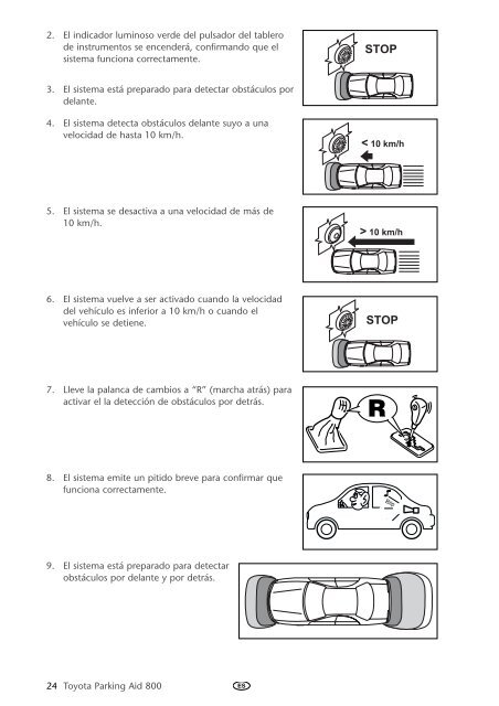 Toyota Toyota Parking Aid 800 - PZ464-00425-40 - Toyota Parking Aid 800 - mode d'emploi