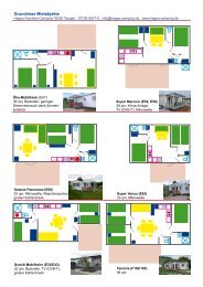 Grundrisse Mietobjekte - Hegau-Bodensee-Camping