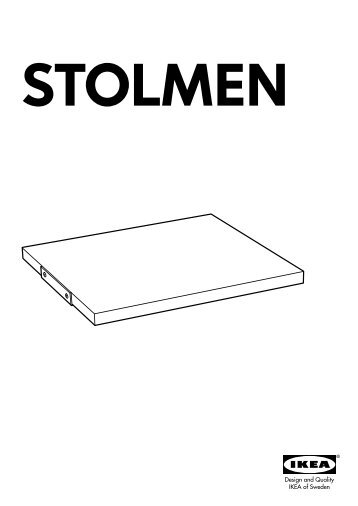 Ikea STOLMEN 4 sezioni - S79875687 - Istruzioni di montaggio