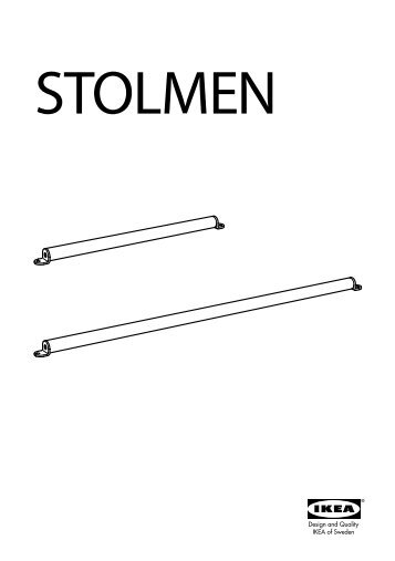 Ikea STOLMEN 4 sezioni - S79875687 - Istruzioni di montaggio