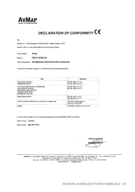 Toyota AYGO X - PZ49X-90334-PL - AYGO X-NAV (Polish) - mode d'emploi