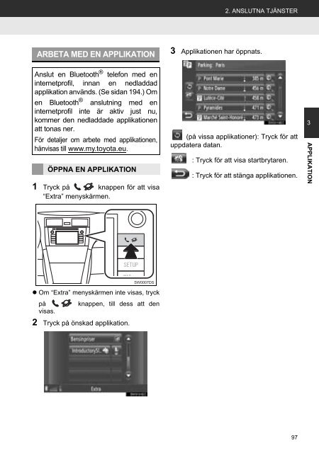 Toyota Toyota Touch &amp;amp; Go - PZ490-00331-*0 - Toyota Touch &amp; Go - Touch Touch &amp; Go Plus - Swedish - mode d'emploi