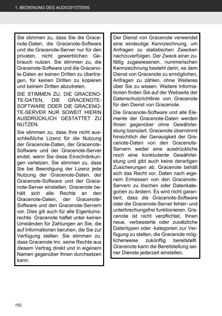 Toyota Toyota Touch &amp;amp; Go - PZ490-00331-*0 - Toyota Touch &amp; Go - Toyota Touch &amp; Go Plus - German - mode d'emploi