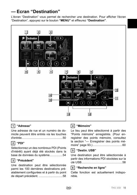 Toyota TNS350 - PZ49X-00334-FR - TNS350 - French - mode d'emploi