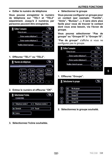 Toyota TNS350 - PZ49X-00334-FR - TNS350 - French - mode d'emploi