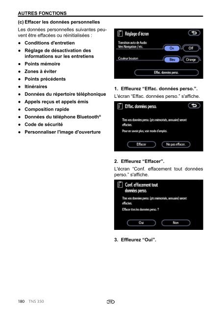 Toyota TNS350 - PZ49X-00334-FR - TNS350 - French - mode d'emploi