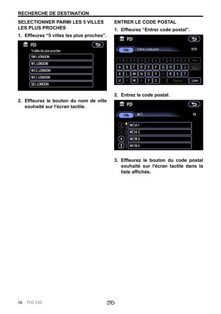 Toyota TNS350 - PZ49X-00334-FR - TNS350 - French - mode d'emploi