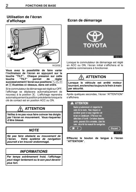 Toyota TNS700 French - PZ420-00332-FR - TNS700 French - mode d'emploi