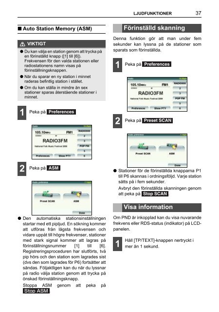 Toyota TNS410 - PZ420-E0333-SV - TNS410 - mode d'emploi