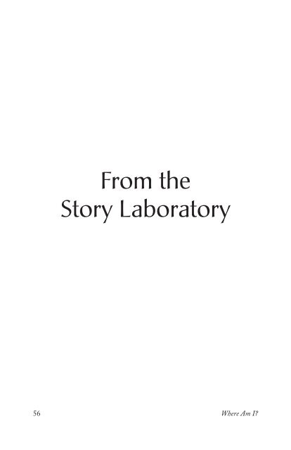 Where Am I? Sitka Story Lab Student Anthology