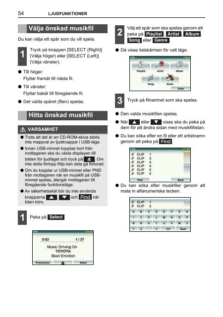 Toyota TNS410 - PZ420-E0333-SV - TNS410 - mode d'emploi