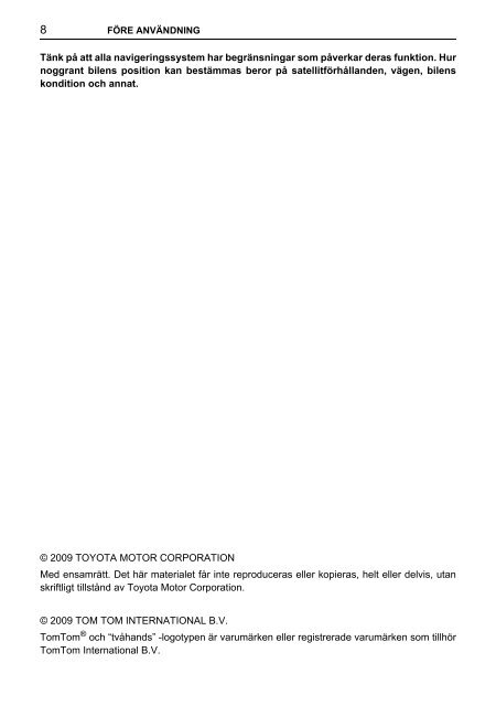 Toyota TNS410 - PZ420-E0333-SV - TNS410 - mode d'emploi