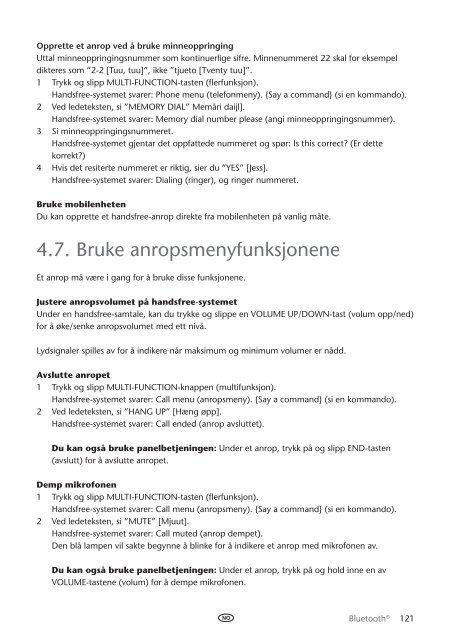 Toyota Bluetooth UIM English Danish Finnish Norwegian Swedish - PZ420-00292-NE - Bluetooth UIM English Danish Finnish Norwegian Swedish - mode d'emploi