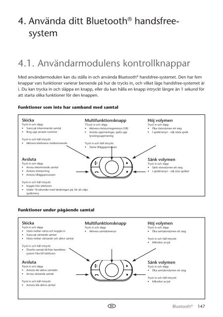 Toyota Bluetooth UIM English Danish Finnish Norwegian Swedish - PZ420-00292-NE - Bluetooth UIM English Danish Finnish Norwegian Swedish - mode d'emploi