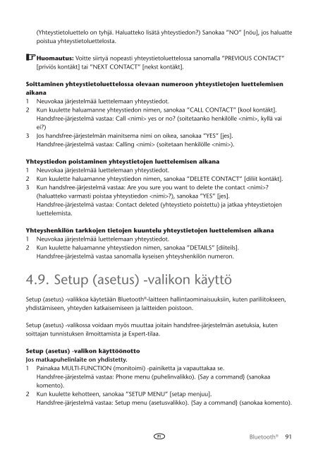 Toyota Bluetooth UIM English Danish Finnish Norwegian Swedish - PZ420-00292-NE - Bluetooth UIM English Danish Finnish Norwegian Swedish - mode d'emploi