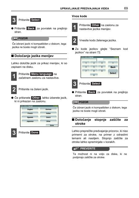 Toyota TNS410 - PZ420-E0333-SL - TNS410 - mode d'emploi