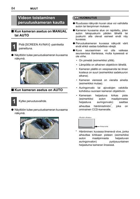 Toyota TNS410 - PZ420-E0333-FI - TNS410 - mode d'emploi