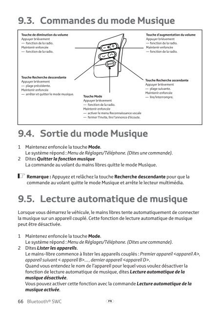 Toyota Bluetooth SWC - PZ420-T0290-ME - Bluetooth SWC (English French German Dutch Italian) - mode d'emploi