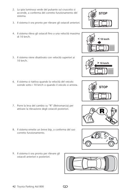 Toyota Toyota Parking Aid 800 - PZ464-00425-40 - Toyota Parking Aid 800 - mode d'emploi