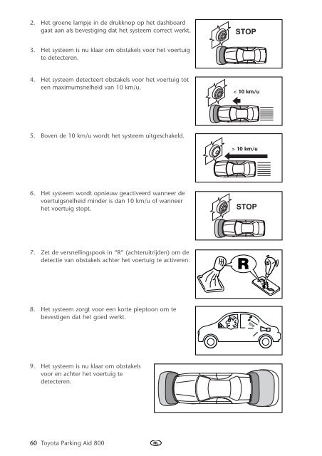 Toyota Toyota Parking Aid 800 - PZ464-00425-40 - Toyota Parking Aid 800 - mode d'emploi