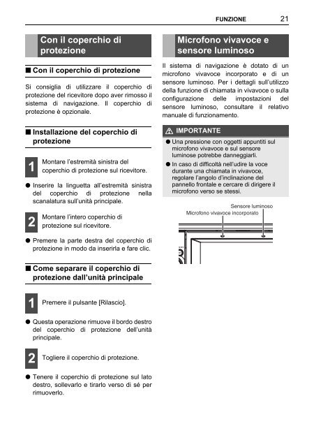 Toyota TNS410 - PZ420-E0333-IT - TNS410 - mode d'emploi