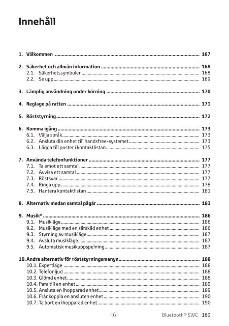 Toyota Bluetooth SWC - PZ420-T0290-NE - Bluetooth SWC (English Danish Finnish Norwegian Swedish) - mode d'emploi